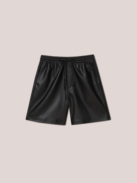 DOXXI - OKOBOR™ alt-leather shorts - Black