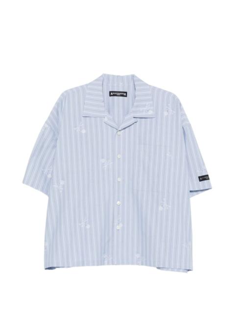 MASTERMIND WORLD striped-pattern shirt
