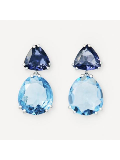 TOUS White gold Earrings with iolite and topaz TOUS ATELIER