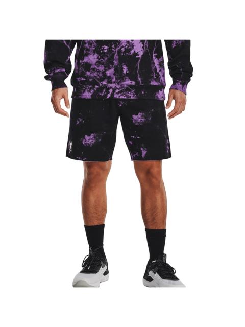 Under Armour Project Rock Rival Fleece Shorts "Purple / Black" 1373569 551