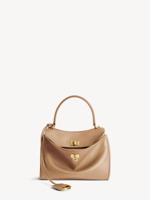 BALENCIAGA Women's Rodeo Mini Handbag in Latte