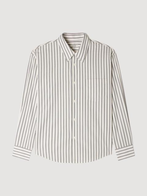 Sandro STRIPED COTTON SHIRT