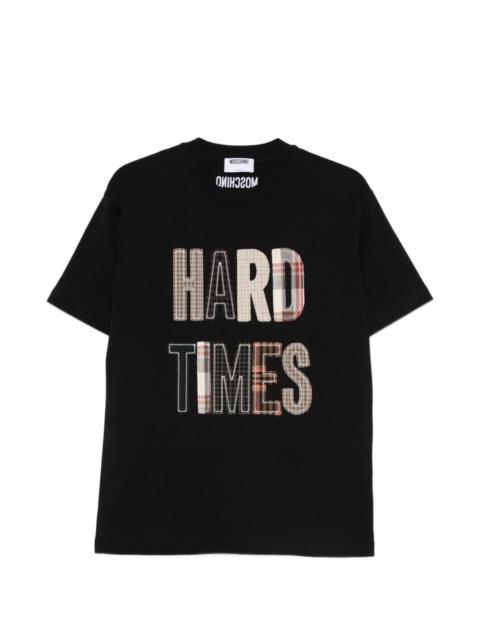 Moschino check-patchwork T-shirt