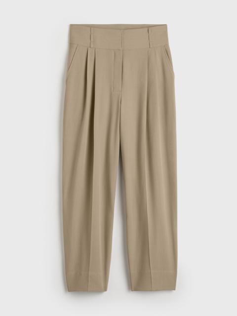 TOTEME Draped balloon trousers overcast beige