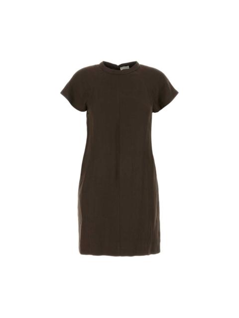 Brunello Cucinelli Linen blend t-shirt dress