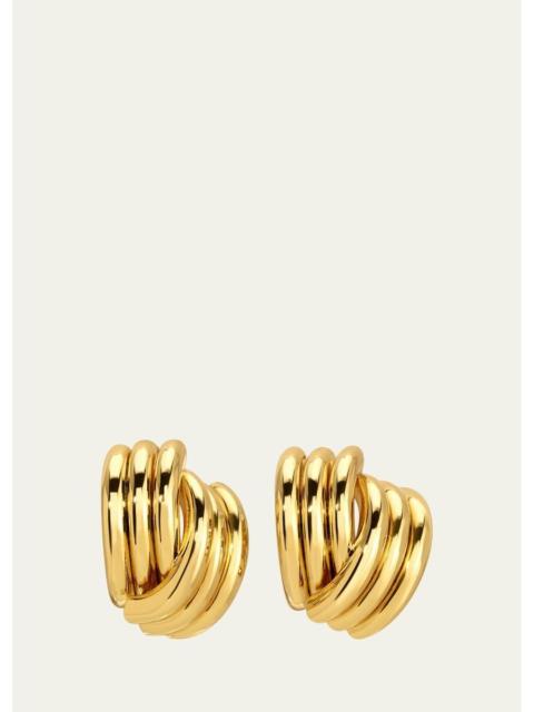 HEAVEN MAYHEM Clove Earrings, Gold