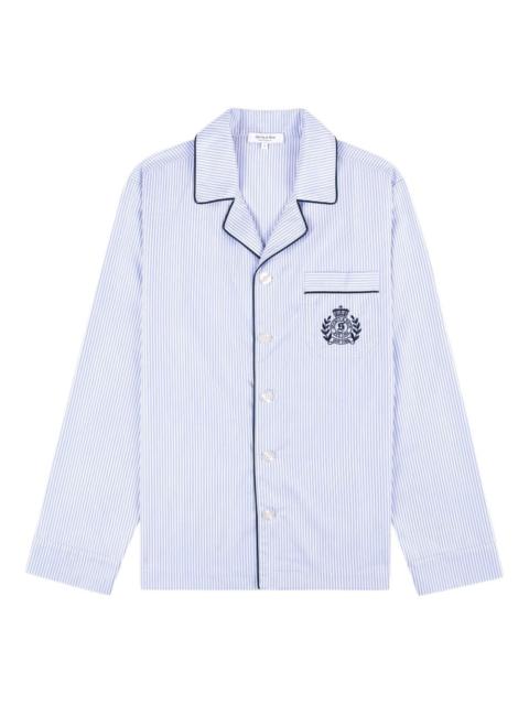 Sporty & Rich striped embroidered top