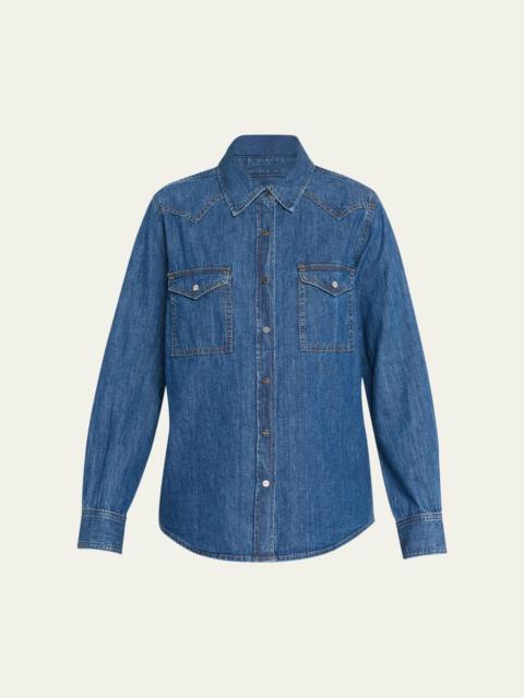 TWP Cowboy Take Me Away Denim Shirt