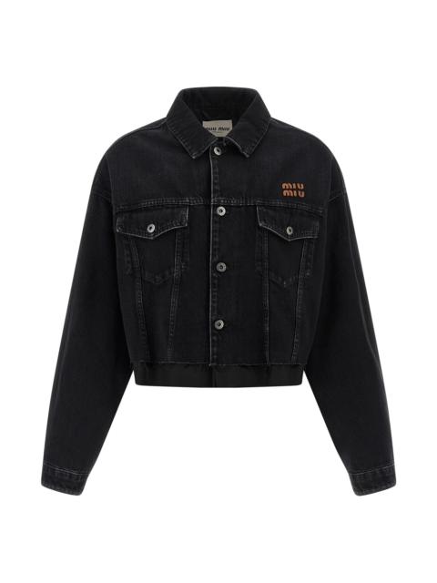 Miu Miu Layered denim jacket