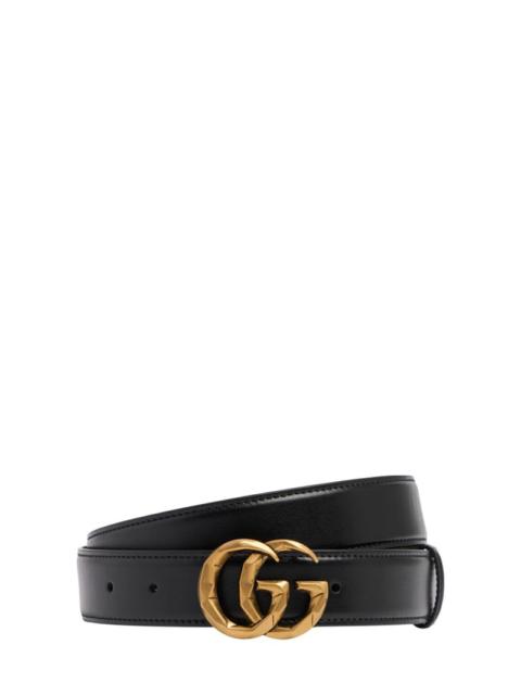 3cm GG Marmont leather belt