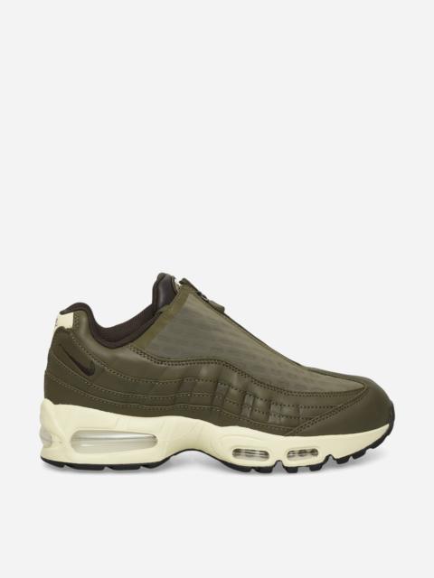 Nike Air Max 95 Big Bubble Zip Sneakers Medium Olive / Alabaster