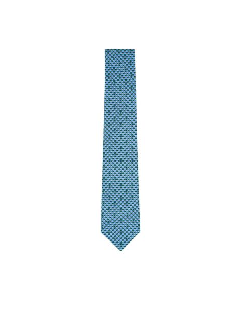 FERRAGAMO heart-print tie
