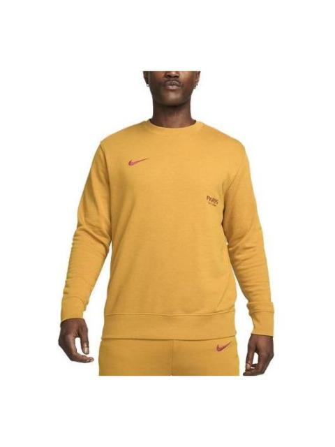 Nike Nike Paris Saint-Germain Club Football Crew-Neck French Terry Sweatshirt 'Gold' DX8786-727