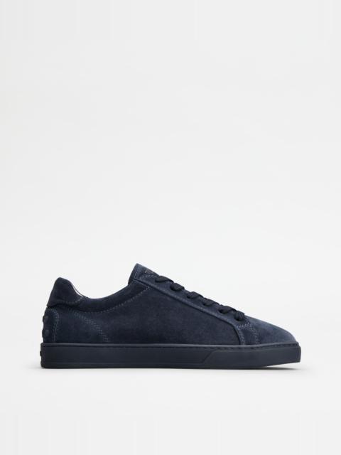 SNEAKERS IN SUEDE - BLUE