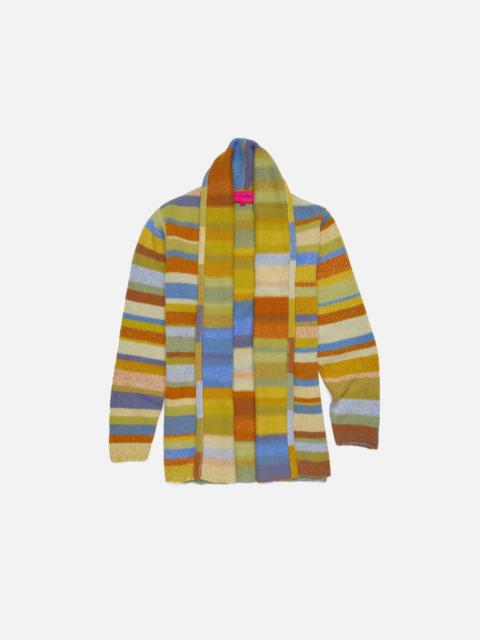 The Elder Statesman STRIPE ITALY SMOKING JACKET