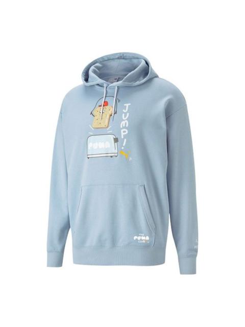 PUMA PUMA Club Graphic Funny Printing Knit Sports Light Blue 533198-61