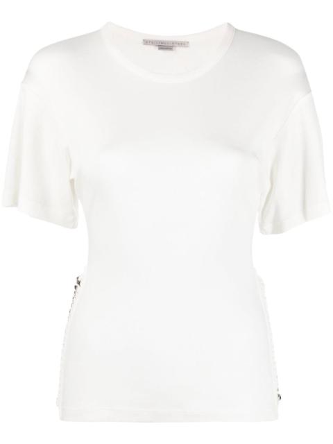 Stella McCartney chain-link detail short-sleeve T-shirt
