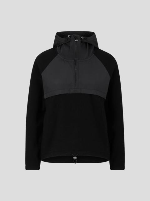 BOGNER Sohra Knitted hoodie in Black