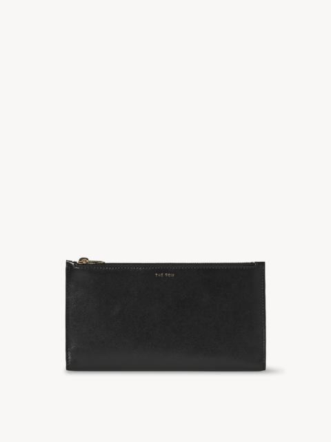 The Row Multi-Zipped Wallet in Leather