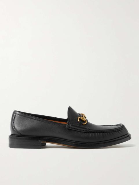 GUCCI Horsebit Leather Loafers