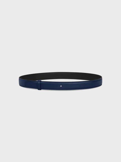 CELINE Reversible Strap 25MM IN Smooth and Grained Calfskin