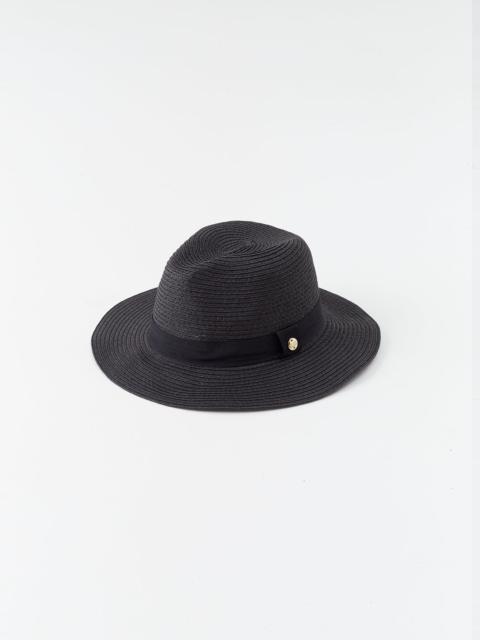 MELISSA ODABASH FEDORA BLACK/BLACK HAT