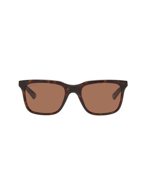 GUCCI Brown Square Sunglasses