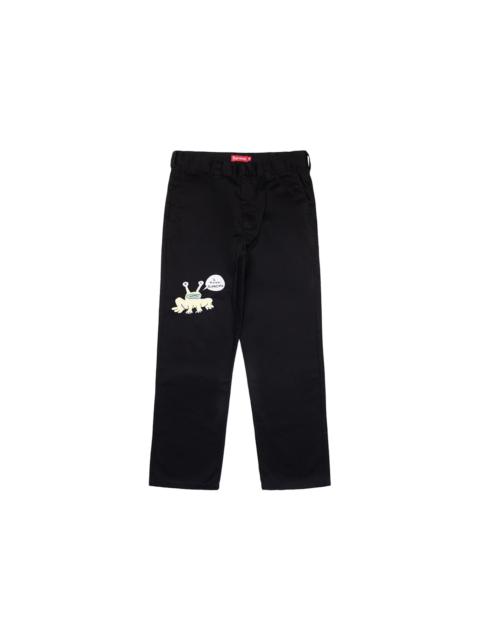 Supreme Supreme Daniel Johnston Embroidered Work Pant Black
