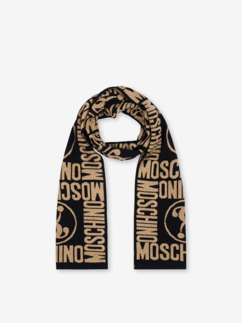 Moschino DOUBLE QUESTION MARK SCARF