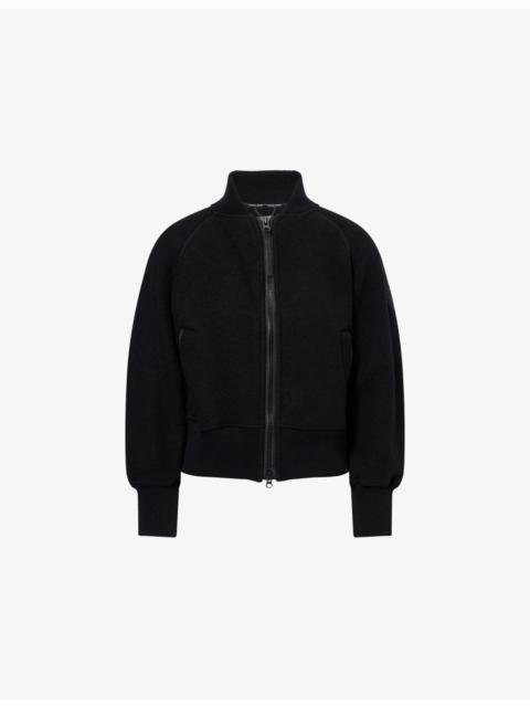 Canada Goose Sierra Fleece Wool-Blend Bomber Jacket