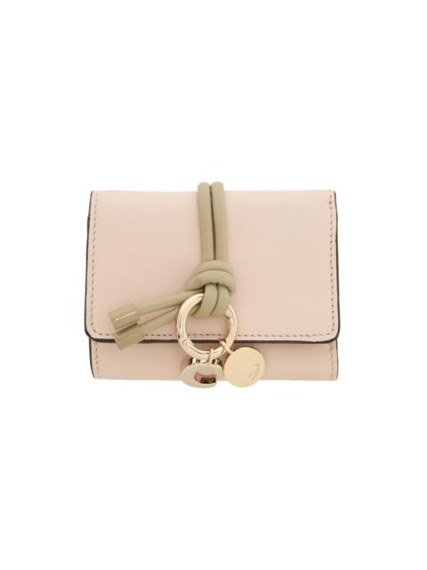 Chloé Pink Alphabet Trifold Wallet