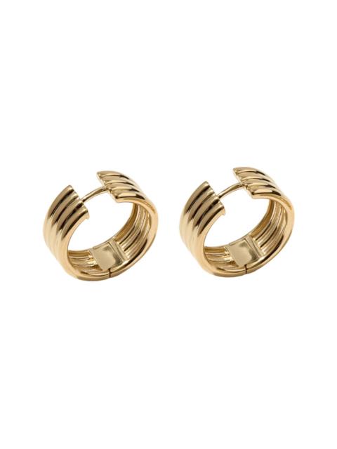Otiumberg Otiumberg Stratis 14kt Gold Vermeil Hoop Earrings