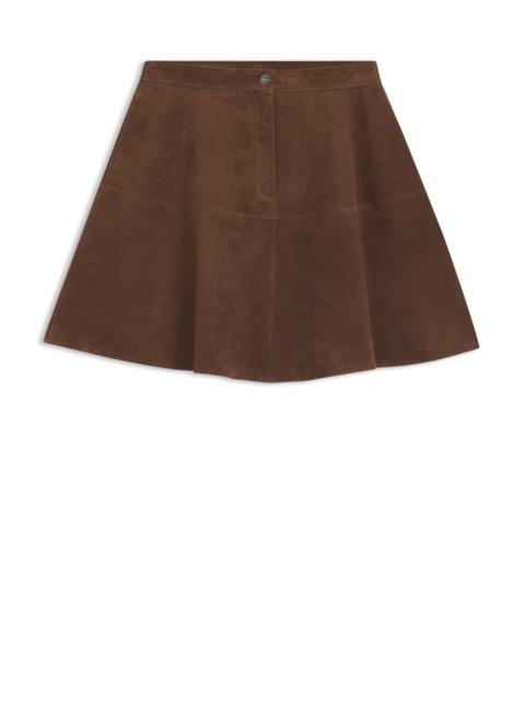 HUGO SUEDE SKIRT WITH A-LINE SHAPE