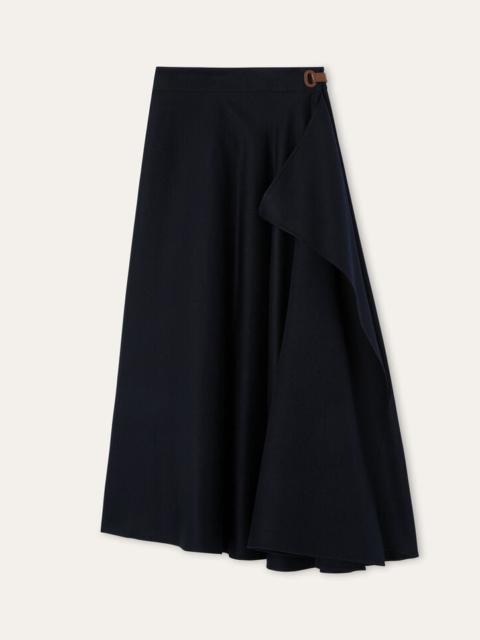 Loro Piana Violet Royal Lightness Skirt
