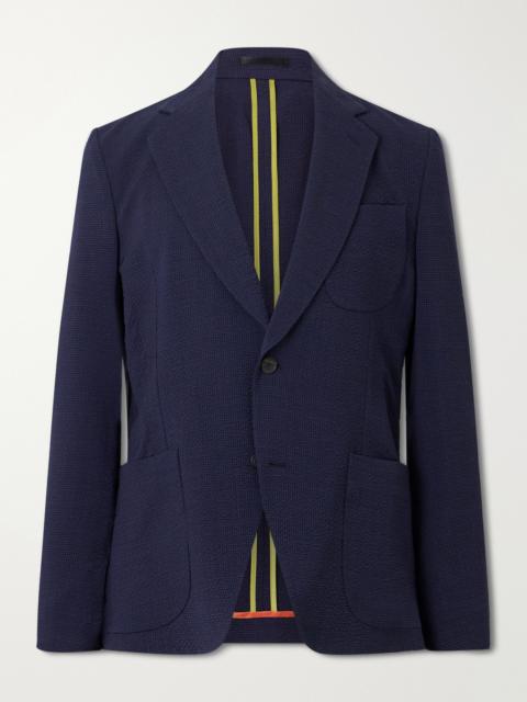 Paul Smith Wool-Blend Seersucker Suit Jacket