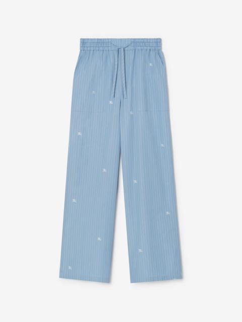 Burberry Knight Fil Coupé Striped Trousers