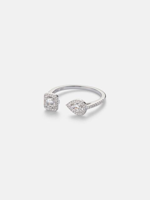 MESSIKA My Twin 18kt white gold ring with diamonds