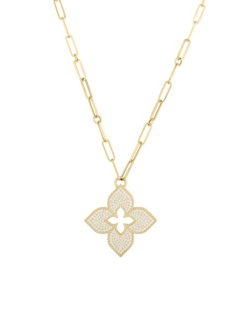 ROBERTO COIN Women's Venetian Princess 18K Gold & Diamond Pendant Necklace - Yellow Gold