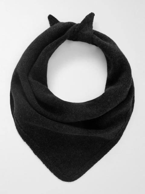 The Row Mentas cashmere scarf Dark gray