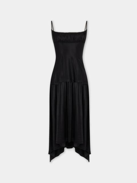 rabanne ASYMMETRIC MID-LENGTH DRESS