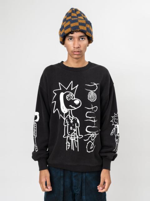 KIDILL black Kidill NO FUTURE pullover sweat