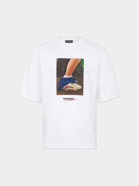 DSQUARED2 FELIX CHESHER X D2 LOOSE FIT T-SHIRT