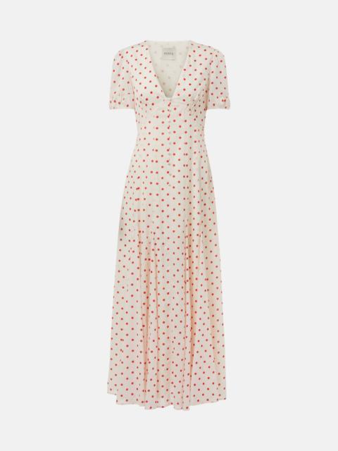 POSSE Paloma polka-dot maxi dress