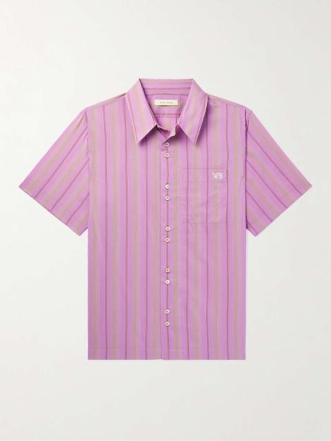 Stripe Rhythm Striped Cotton-Blend Shirt