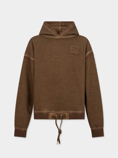 DSQUARED2 D2 UPSIDE DOWN RELAX FIT HOODIE