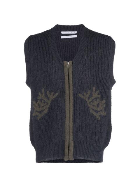 RANRA Fundur knitted vest