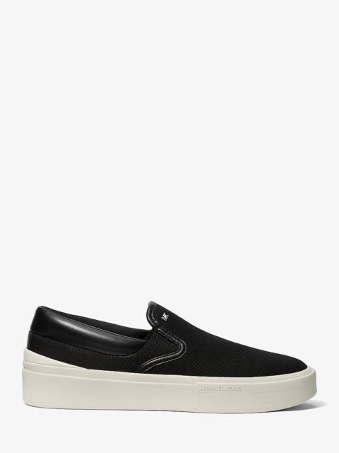 MICHAEL KORS Eddie Cotton Canvas Slip-On Sneaker
