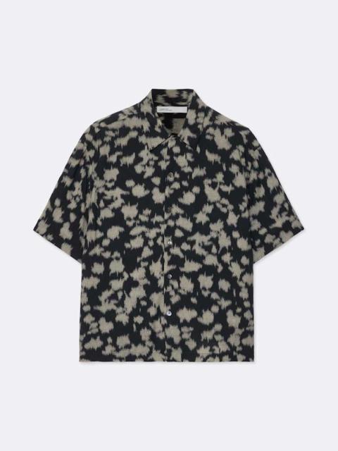 ALLSAINTS LEO OVERSIZED LEOPARD-PRINT SHIRT