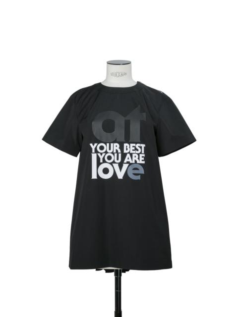 sacai Print Poplin Dress