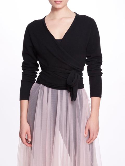 Marchesa ANNE WRAP SWEATER